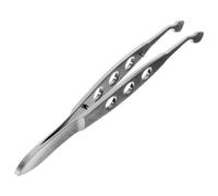 Pinzas de Precisión para Párpados, Titanio, Acero Inoxidable, Reutilizables | Cuidado Ocular en Casa o Uso Profesional, Enfoque Exacto, 1 Pieza, Plata