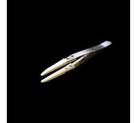 Pinzas de PTFE: cabeza afilada/roma, antiadherentes, resistentes al calor(2.5mm Blunt Top 136mm Length)