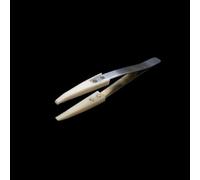 Pinzas de PTFE: cabeza afilada/roma, antiadherentes, resistentes al calor(3mm Blunt Top 133mm Length)