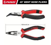 Pinzas de Punta Curva con Mordaza y Larga de para Pesca, Pinza Removedora de Anzuelos y Agujas para Hacer Joyería, Doblar Alambre y Sujeción de Objetos Pequeños