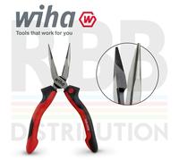 Wiha 32322 Aguja Nariz Alicates Industrial Estándar 160mm Con Corte de Borde