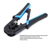 Pinzas de Red, Herramienta de Crimpado 8P+6P para Cable | Materiales duraderos, Cómodo de transportar, Rendimiento eficiente, Corte de cables, Cuchillas de precisión