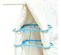 Pinzas de ropa 2 piezas soporte de secado para edredón antiviento | Pinzas de lavandería resistentes para el exterior para la lavandería cocina viaje ducha barco crucero salón piscina