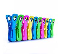 Pinzas de Ropa para tendedero, Agarre Fuerte, con Ganchos Integrados, maximiza el Espacio en la línea de Lavado retráctil, tendedero de Lavado y Secadora giratoria (colección de 48)