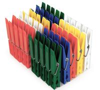 Pinzas de ropa set de 50 varios colores