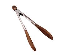 Pinzas de Servir,30 Cm Utensilio Resistente Al Calor Con Bloqueo - Pinzas De Madera Para Alimentos,para Cocinar, Ensalada, Barbacoa, Parrilla, Pan, Pasta, Buffet, Pescado, Preparación de Alimentos