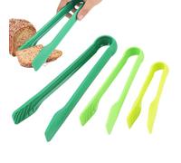 Pinzas de silicona de 3 piezas, pinzas de plástico multifuncionales para alimentos, utensilios de cocina antiadherentes para hornear, juego de herramientas para servir carne, ensaladas, antipasti