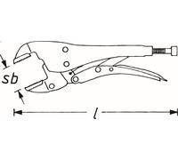Pinzas de sujeción HAZET 755-6A
