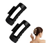 Pinzas de tiburón de moda y elásticos flexibles, pinza de nube, pinza de pelo mediano flexible de 10,7 cm pinzas para el cabello, agarre fuerte, antideslizantes, para mujeres, cabello grueso y fino (2