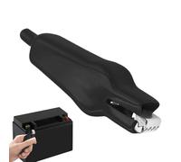 Pinzas eléctricas, 10 unidades, 75 mm de resorte, pinzas de cocodrilo, equipo de comprobación de seguridad con funda protectora para, técnico profesional, reparación de coche, carga de batería