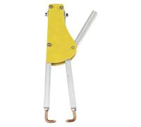 Pinzas eléctricas de soldadura por puntos para placa de acero con mango cómodo y construcción de metal ideal para mantenimiento de talleres, tamaño de 123 mm