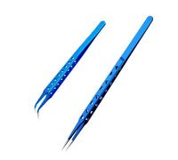 Pinzas ergonómicas de acero inoxidable, 2 unidades, adecuadas para uso electrónico profesional, mantenimiento de dispositivos móviles y soldadura, pinzas de reparación de teléfonos