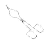 Pinzas For Crisol De Acero Inoxidable De Grado Profesional, Soporte For Fundición De Grafito, Abrazaderas Cromadas For Vasos De Precipitados.(20cm)