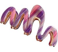 Pinzas for el cabello, pinzas de garra, 10,5 cm, ondas multicolores, pinzas de garra de tiburón francés, pinzas for el cabello, pinzas de garra de colores brillantes, pinzas grandes for cabello grueso