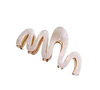 Pinzas for el cabello, pinzas de garra, 10,5 cm, ondas multicolores, pinzas de garra de tiburón francés, pinzas for el cabello, pinzas de garra de colores brillantes, pinzas grandes for cabello grueso