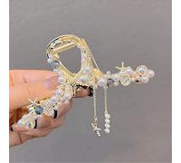 Pinzas for el cabello, pinzas for el cabello, pinzas for el cabello, pinzas for el cabello, pinzas for el cabello con forma de estrella de mar y perlas, horquillas for el cabello con borlas for mujer,