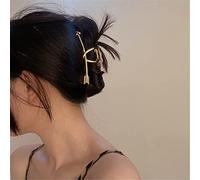 Pinzas for el cabello,Pinzas for el cabello,Pinzas for mujeres Cabello fino y grueso,Una flecha de Corea a través del corazón Flecha Amor Clip de metal simple Clip de garra Clip de tiburón Horquilla 0