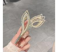 Pinzas for el cabello, pinzas for el cabello, pinzas for mujeres de cabello grueso y fino, pinzas for el cabello coreanas for mujeres, pinzas for el cabello con diamantes de imitación dorados, perlas,