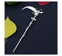 Pinzas for el pelo de Color plateado, horquillas con forma de luna y espada for accesorios(1)