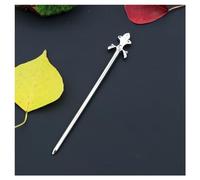 Pinzas for el pelo de Color plateado, horquillas con forma de luna y espada for accesorios(3)