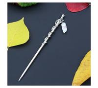 Pinzas for el pelo de Color plateado, horquillas con forma de luna y espada for accesorios(5)