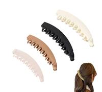 Pinzas for el pelo de plátano grandes, antideslizantes, for mujeres y niñas, pinzas for el pelo de plátano acrílico, peines de plátano antideslizantes, pinzas for el pelo de plátano for mujeres, pinza