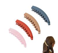 Pinzas for el pelo de plátano grandes, antideslizantes, for mujeres y niñas, pinzas for el pelo de plátano acrílico, peines de plátano antideslizantes, pinzas for el pelo de plátano for mujeres, pinza