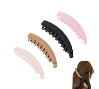 Pinzas for el pelo de plátano grandes, antideslizantes, for mujeres y niñas, pinzas for el pelo de plátano acrílico, peines de plátano antideslizantes, pinzas for el pelo de plátano for mujeres, pinza
