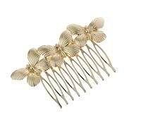 Pinzas for peines for el cabello for mujeres y niñas, peine lateral for el cabello, Pin for dientes NHC01 /156/814 (Color : Gold)