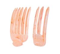 Pinzas for rizar el cabello sin calor, Herramienta de Peinado esponjoso Natural, raíces for el cuidado del cabello sin calor, for volumen y textura, 1/2 Uds.(Mixed Orange Set)