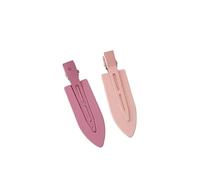 Pinzas for rizos sin arrugas for aplicación de maquillaje, antideslizantes. El cabello no quedará atrapado entre el plástico adherido al metal./311(O,6.5cm)