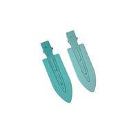 Pinzas for rizos sin arrugas for aplicación de maquillaje, antideslizantes. El cabello no quedará atrapado entre el plástico adherido al metal./311(A,6.5cm)