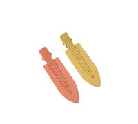 Pinzas for rizos sin arrugas for aplicación de maquillaje, antideslizantes. El cabello no quedará atrapado entre el plástico adherido al metal./311(D,6.5cm)