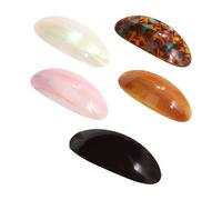 Pinzas garra,5 Piezas Acetato Vintage Agarre Fuerte | Pinzas De Garra Para Chicas Con Cabello Grueso,Para de Verano Boda y Hogar Oficina Escuela y Playa Viajes Al Aire Libre