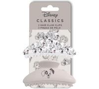 Pinzas grandes para el cabello Disney 101 Dálmatas | Set de 2 garras con diseño clásico, ideal para sujetar cabello largo o abundante en niñas