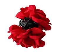 Pinzas grandes para garras de flores, pinzas para garras de rosa - horquillas para el pelo de flores | Pinzas para el pelo grandes de pétalos de rosa, antideslizante, agarre fuerte, pétalos de rosa