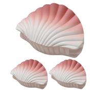 Pinzas gruesas para el cabello, diseño degradado de conchas marinas, juego de accesorios de moda de 3 piezas, agarre fuerte, herramienta de peinado para senderismo, playa, boda, concierto, viajes, 3.9