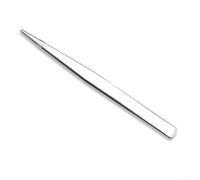 Pinzas hechas a mano de 125 mm para reparación de relojes, codo de cabeza recta, cómodas y de diseño (cabeza recta de 12,5 cm)
