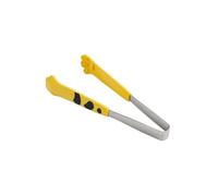 Pinzas japonesas de acero inoxidable para alimentos, para el hogar, cocina, hornear, barbacoa, trompeta amarilla