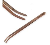 Pinzas largas de cobre para encurtidos, joyería, herramientas de manualidades, 22,5 cm PTL