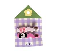 Pinzas laterales con diseño de animales de dibujos animados de los años 2000, diseño de oso encantador, subcultura, oso, gatos, rickrack