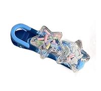 Pinzas laterales transparentes con diseño de estrella Y2K, estilo de estrella dulce para niñas, accesorios para el cabello, horquilla para el cabello