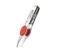 Pinzas LED para cejas, herramienta de soporte para eliminar el, 9,6 x 1,6 x 2 cm, depilación facial, removedor de pestañas y vellos de precisión con luz, antideslizante y compacto para