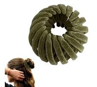 Pinzas mágicas para el cabello, clip mágico de terciopelo para el pelo, filas de dientes para hacer cola de caballo, moño y horquilla para cabello largo, corto y rizado