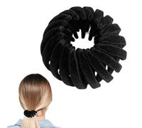 Pinzas mágicas para el cabello, clip mágico de terciopelo para el pelo, filas de dientes para hacer cola de caballo, moño y horquilla para cabello largo, corto y rizado