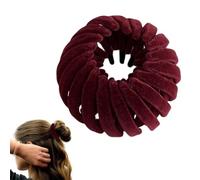 Pinzas mágicas para el cabello, clip mágico de terciopelo para el pelo, filas de dientes para hacer cola de caballo, moño y horquilla para cabello largo, corto y rizado