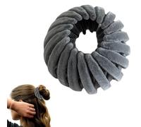 Pinzas mágicas para el cabello, clip mágico de terciopelo para el pelo, filas de dientes para hacer cola de caballo, moño y horquilla para cabello largo, corto y rizado