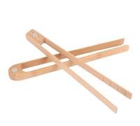 Pinzas magnéticas clásicas para tostadas de bambú, pinzas de cocina de madera, 2 pinzas magnéticas para cocina, 2 pinzas magnéticas para cocina, pan, pepinos, queso y magdalenas