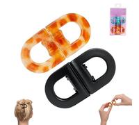 Pinzas magnéticas para el cabello, juego de pinzas de peinado antideslizantes de sujeción fuerte, pinza de separación sin marcas para salón, hogar y peinados diarios, diseño plano e intuitivo (C)