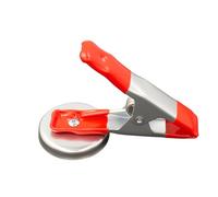 Pinzas magnéticas - Pinza de papel de resorte de 10 cm con efecto de resorte - Clip de resorte - Adecuado para calendarios, planes de construcción, fondos, herramientas, manualidades, carpintería y